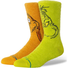 (L, Multi) Stance Unisex Grinch & Max Christmas Odd Crew Socks
