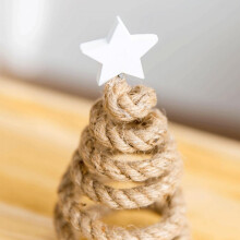 Mini sapin de Noël avec décorations en forme d'étoile, sapins décoratifs en spirale pour enfants, cadeau idéal