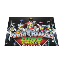 Power Rangers PVC geweven placemats 1/4/6 stuks afwasbare placemats voor binnen/buiten, wasbare vinyl placemat voor eettafel, set van 1/4/6, 30 x 45