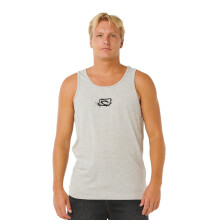 (L, Grey Marle) Rip Curl Mens Medina Inner Visions Tank Vest
