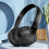 Ακουστικά Bluetooth Ozmmyan5.3 με ανασυρόμενο υπογούφερ HiFi, πλήρως κλειστό αυτί και 4