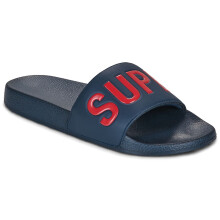 Mens Superdry Pool Slides - Nautical Navy - 12-13