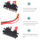 Ease2Pcs15Pin αρσενικό σε θηλυκό τροφοδοτικό καλώδιο σύνδεσης καλωδίου επέκτασης 4