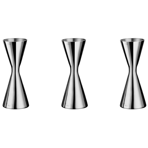 3x Edelstahl-Messbecher, Doppelbarren-Weinshaker, Jigger 45 ml 1