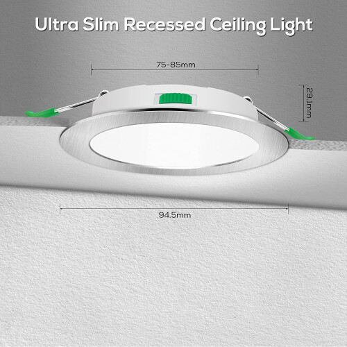 6 Regulowanych Plafonów LED ALUSSO 5W 1