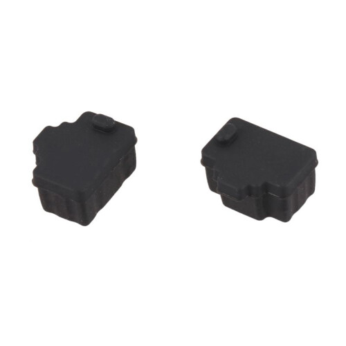 Ethernet Hub Port RJ45 Anti Dust Cover Cap Protector Plug 80Pcs Black 2