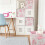 6 Pack  Floral  Storage Bins 12.5" X 12.5" Fabric Storage Baskets with Handles Organizer Boxes 5