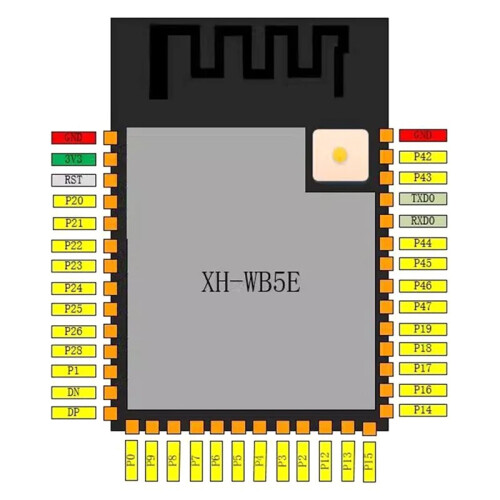 For WB5E  Development Board BK7258 WiFi  Module Tuya T5 Compatible Support  IDE for  Home IoT