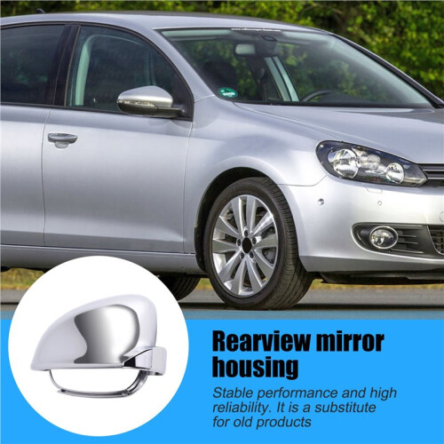 Chrome Right Side Wing Mirror Covers Compatible with  MK5  B6  MK5 1