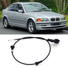 4X Engine Hood Release Cable for 3' E46 320I 323I 330I Engine Bowden Cable Kit Hood Release Wire 51238208442