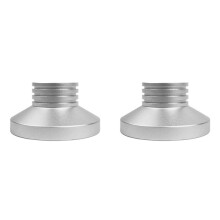 2X Disque de Poids Pince Audio LP Vinyle Platines Disque Stabilisateur LP Disque Stabilisateur Platine Pince HiFi Argent