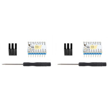 2X TMC2209 V4.0 Sterownik Silnika Krokowego Cicha Praca dla Drukarek 3D, 5,5-28 V 2,8 A z Radiatorem, Ulepszone Mikrokroki
