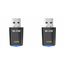 2X Ax900 Wifi6 Wlan-Adapter, 900 Mbit/S, Usb-Wlan--Netzwerkkarte, 2,4 G/5 Ghz, Wlan-Adapter 802.11Ax für Laptop, Windows 7, 10, 11