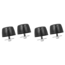 4 Pcs Black Rubber Bumper Cushion Hood Stop for KJ71051BK
