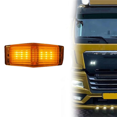 8X Front Grill Light LED  Lamp for     Truck Lorry Front Double Burner Indicator Lights A 2