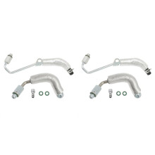 4PCS Turbocharger Cooling Feed Pipe and Coolant Return Hose 55568031 55567067 for Cruze Encore