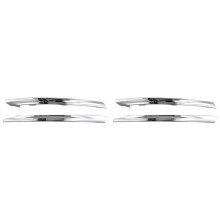 2 Pair for XC60 MK2 2022 Car Front Bumper Bright Strip Chrome Plated 32227905 32227906