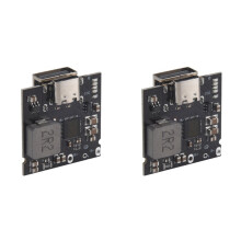 2X Module de Charge Rapide 4 A 18 W PD3.0 1 S 3,7 V 4,2 V Li-Ion Lithium-Ion pour Batterie Externe USB.