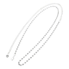 Cadena para la cintura para adornar bufandas, piel sintética, cristales, diamantes de imitación, cinturones, cadenas de diamantes de imitación