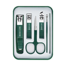 Juego de cortaúñas de acero inoxidable para manos y pies, ideal para uñas gruesas, con estuche de viaje de cuero. Regalos para papá y mamá.