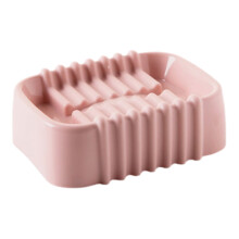 Boîte à savon à double compartiment pour salle de bain et linge, grand compartiment de drainage, sans trous à percer