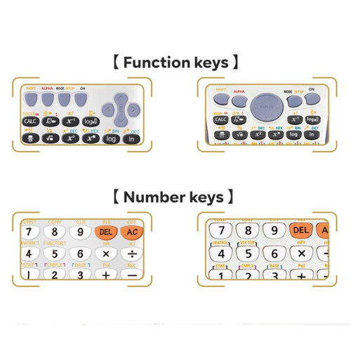 Large Screen Scientific Function Calculator -417 Function is Very Suitable for Offices and Students 1