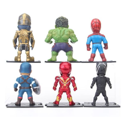 6er-Pack Marvel Avengers Heldenfiguren, 7-8 cm 1