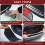 2X Car Rear Bumper Protector, Universal Flexible Bumper Guard Protector, Anti-Scratch Rear Bumper Protector Strip 6