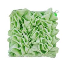 Éponge de douche luffa avec porte-savon à cordon et machine à bulles, éponge douce pour un gommage en profondeur et du dos