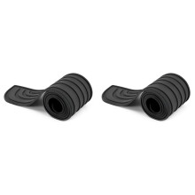 2X Car Rear Bumper Protector, Universal Flexible Bumper Guard Protector, Anti-Scratch Rear Bumper Protector Strip