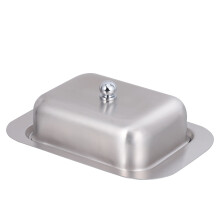 1 boîte de rangement pour beurre, pain et desserts en acier inoxydable (1 pièce)
