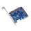 Carte d'extension PCI-E PCIE 3.0-4X vers 5 SATA pour PC 1
