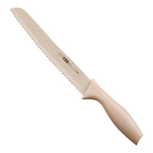 Cuchillo de pan serrado de acero inoxidable HKUKY de 8 pulgadas, ideal para panes caseros, bagels y pasteles, apto para lavavajillas.