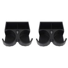 2X Car Water Cup Holder with USB Connector Port FYE727068 for Patrol Y61 1997-2016 FYE727069 Heatproof Plastic