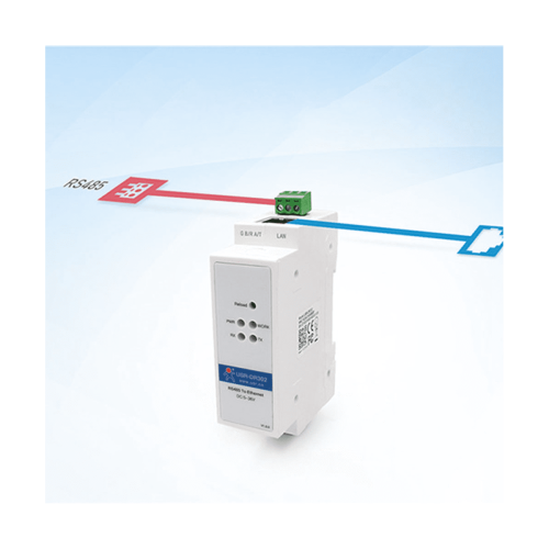 -Σειρική ράγα DR302Din RS485σε Ethernet IP Server Module Μετατροπέας Ethernet Modbus RTU σε Modbus Unit 1