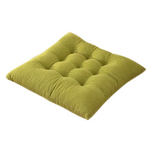 Coussin de chaise carré YOLOKE 45 cm (18 po) antidérapant, floqué, avec attaches, pour salle à manger, cuisine et bureau, intérieur et