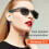 SUSUchens Ακουστικά Smart Glass με Bluetooth, αδιάβροχα, εξαιρετικά ελαφριά, σταθερά, ασύρματα 4