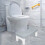 Toilet Stool Gray Squatting Foot Stool 5