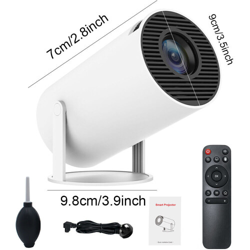 4K 5G Projector Smart HD LED WiFi Bluetooth HDMI USB Android Office Home Theater 1