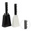 AFQH Ατσάλινο Cowbell με λαβή για κρουστά χεριών για αθλητικά γεγονότα πάρτι, κουδούνι 3