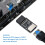 2X USB 2.0 Frontblenden Header USB 9 Pin Auf USB 2.0 Type-E Interner Adapter Hauptplatine Stecker Adapter 7