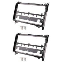 2X 2Din Radio Fascia for Vito Sprinter Viano B200 W169 W245 2004-2012 DVD Stereo Frame Plate Adapter Mounting Dash