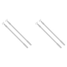 Easy Pull Teleskop-Rollo-Kippstab, 13-24 Zoll Länge Verstellbare Jalousiestange, Kleiderbügelhakenstange zum Herunter- und Hochziehen, 4 Stück