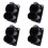 4X EV Charger Bracket Dock Round EVSE Nozzle Bracket for IEC 62196-3 CCS2 Connector 1