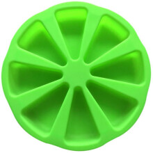 Pan Scóna JingChun, Múnla Císte Triantánach Silicone 8 gCuas le haghaidh Bácála, Pan Aráin Arbhair & Pie Neamhghreamaitheach, Comhoiriúnach
