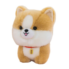ZTGD20cm Pluche Hond - Schattige Corgi, Pomeriaan, Husky en meer - Zacht knuffeldier voor huisdecoratie en als verjaardagscadeau