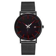 Orologio ZKCCNUK, regalo per uomo, papà, fidanzato, elegante e alla moda con cinturino a maglia, quadrante, orologio al quarzo da uomo, regalo, fino