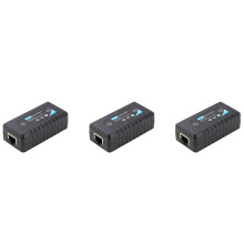 3x1portový POE extender 10/100Mbps se standardním vstupem/výstupem IEEE802.3Af pro IP kameru, přenosová vzdálenost 120 metrů