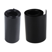 rolka 70 mm/44 mm PVC zmršťovacej bužírky čiernej farby a 1 ks PVC zmršťovacej bužírky RC batérie LiPO NiMH NiCd
