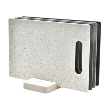 Planche à découper en plastique Hiroekza Kitchen Essentials - Extra large, compatible lave-vaisselle, antidérapante, avec poignées rainurées et